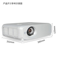 松下（Panasonic）PT-BZ580C 投影仪 投影机办公（超高清 5000流明 WUXGA）