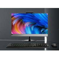 联想(Lenovo)扬天S4250 21.5英寸商用办公台式一体机电脑支持win7壁挂 i5-7400T 4G 1T硬盘光驱集显 W10