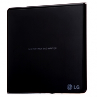 LG 8倍速 USB2.0 外置DVD光驱刻录机 （兼容win8和MAC操作系统） 黑色 GP65NB60