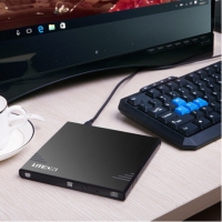 建兴（LITEON）8倍速 USB2.0 外置光驱 DVD刻录机 移动光驱 黑色(兼容WindowsXP/7/8/10苹果MAC系统/eBAU108)
