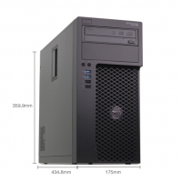 Dell Precision 塔式 3420 XCTO BASE、 第七代智能英特尔® 酷睿™ i5-7500 (四核 3.4GHz, 3.8Ghz Turbo, 6MB, 含 HD显卡 630)、Dell Precision 塔式 342