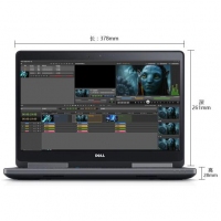 戴尔（DELL） Precision 7530 移动工作站笔记本 I7-8750H/8G/2T/P1000 4G显卡