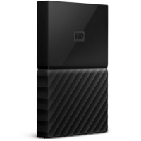 西部数据(WD)2TB USB3.0移动硬盘My Passport 2.5英寸 经典黑(密码保护 自动备份)WDBS4B0020BBK
