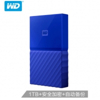西部数据(WD)1TB USB3.0移动硬盘My Passport 2.5英寸 ...