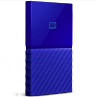 西部数据(WD)4TB USB3.0移动硬盘My Passport 2.5英寸 贵族蓝(密码保护 自动备份)WDBYFT0040BBL