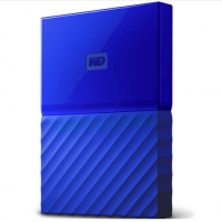 西部数据(WD)4TB USB3.0移动硬盘My Passport 2.5英寸 贵族蓝(密码保护 自动备份)WDBYFT0040BBL