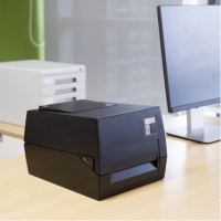 得力（deli）DL-925T 热敏快递单打印机 电子面单 不干胶条码二维码标签打印机 黑色