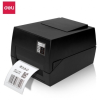 得力（deli）DL-925T 热敏快递单打印机 电子面单 不干胶条码二维码标签打印机 黑色