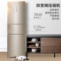 海尔 (Haier )223升变频风冷无霜三门冰箱 干湿分储中门全温区变温DEO净味系统BCD-223WDPT