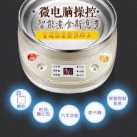 小熊（Bear）煮蛋器 家用早餐迷你机蒸蛋器自动断电微电脑预约定时双层可煮14个蛋 ZDQ-C14A1