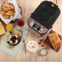 美的（Midea）面包机 早餐机 烤面包机 和面机 多功能 可预约全自动家用双撒料智能面包机 ESC1510