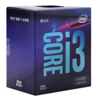 英特尔（Intel）i3 9100F 酷睿四核 盒装CPU处理器