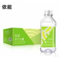 依能 青柠味苏打水 无糖0卡无汽弱碱 饮料 350ml*24瓶 整箱装
