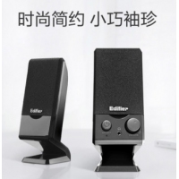 Edifier/漫步者R10U电脑音响台式家用桌面音响2.0有源多媒体音箱笔记本...
